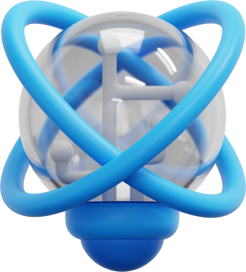innovation 3d render icon illustration